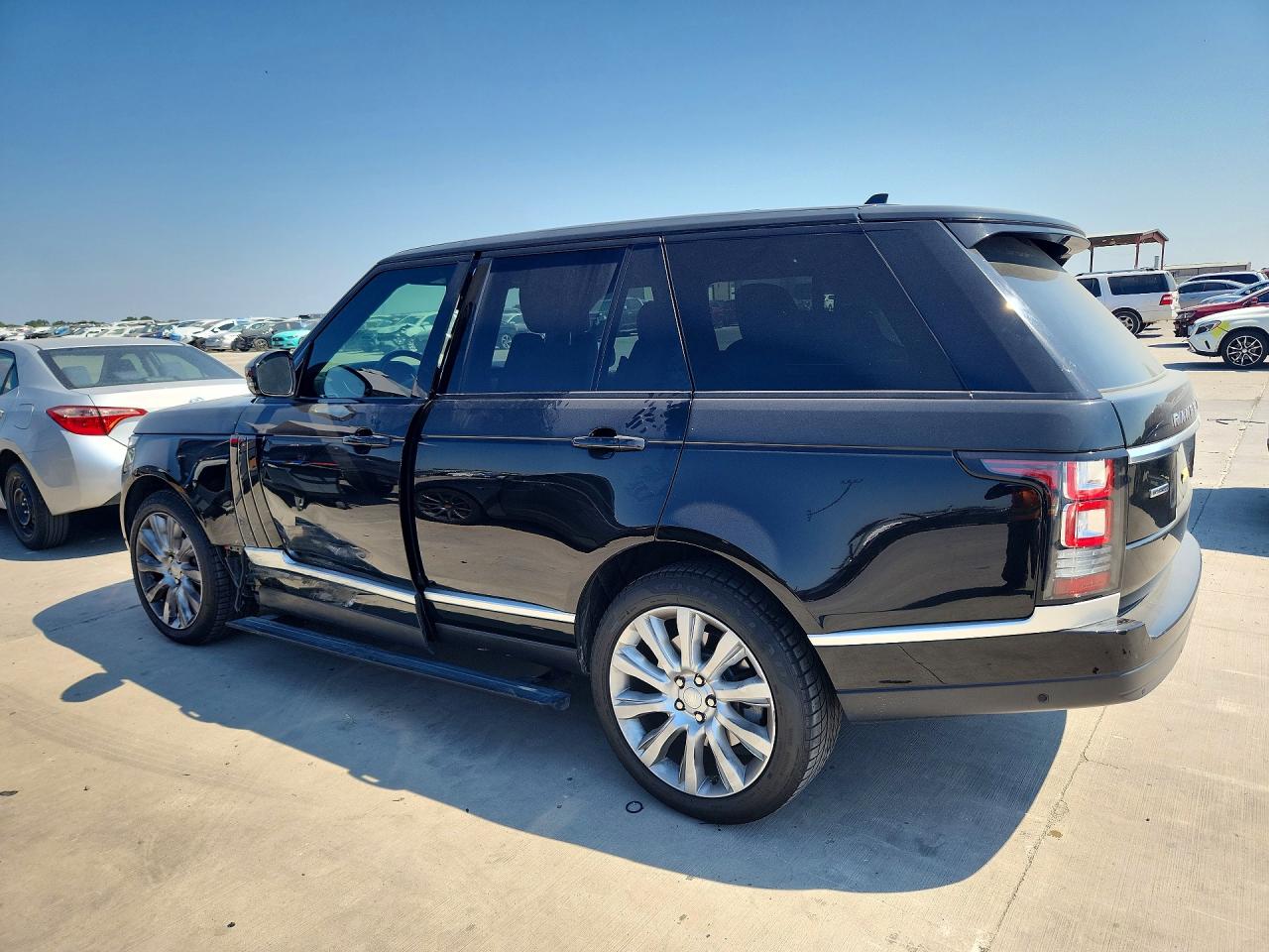 2015 Land Rover Range Rover Supercharged Black vin: SALGS2TF2FA228677