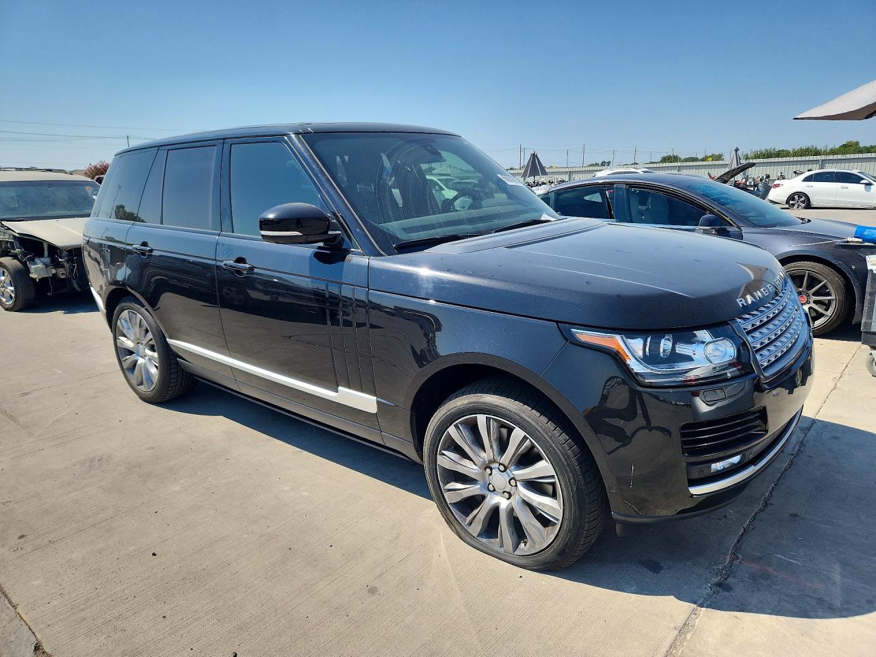 2015 Land Rover Range Rover Supercharged Black vin: SALGS2TF2FA228677