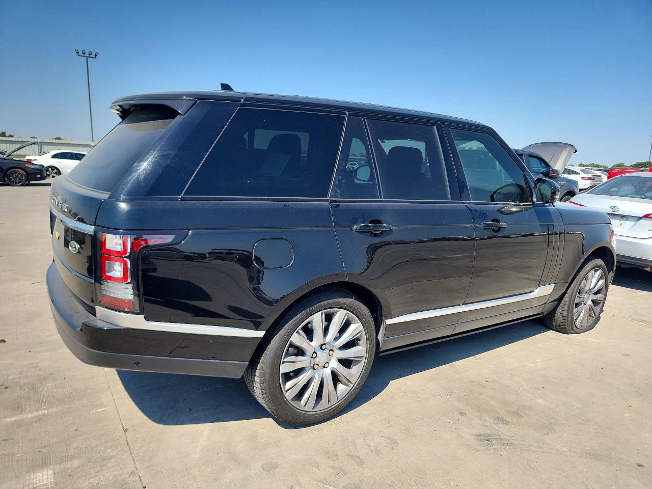2015 Land Rover Range Rover Supercharged Black vin: SALGS2TF2FA228677