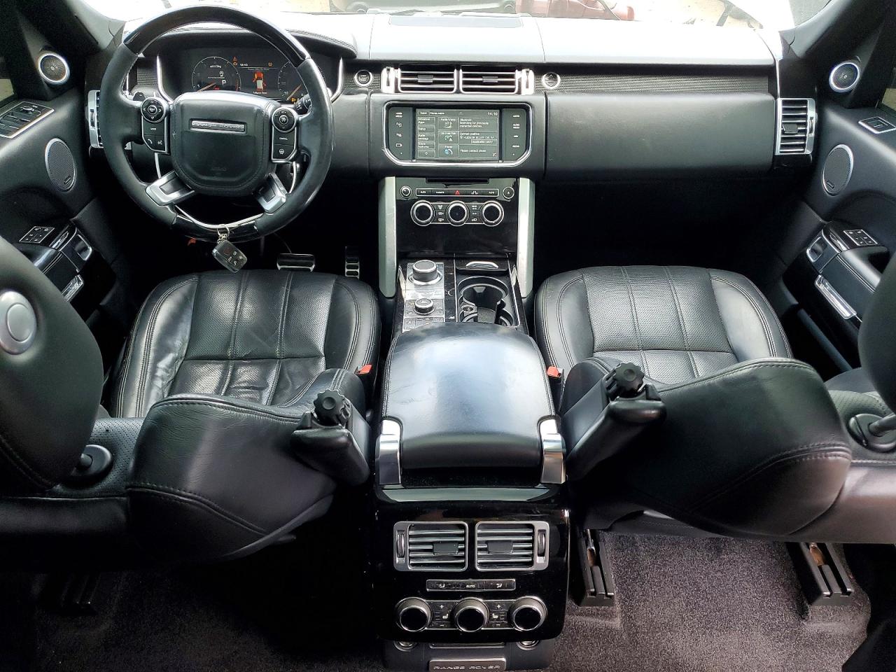 2015 Land Rover Range Rover Supercharged White vin: SALGS2TF2FA239470