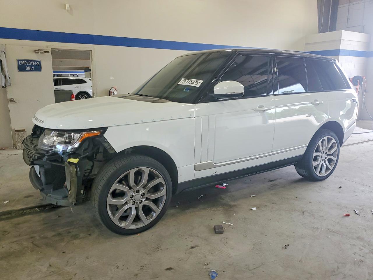 2015 Land Rover Range Rover Supercharged White vin: SALGS2TF2FA240277