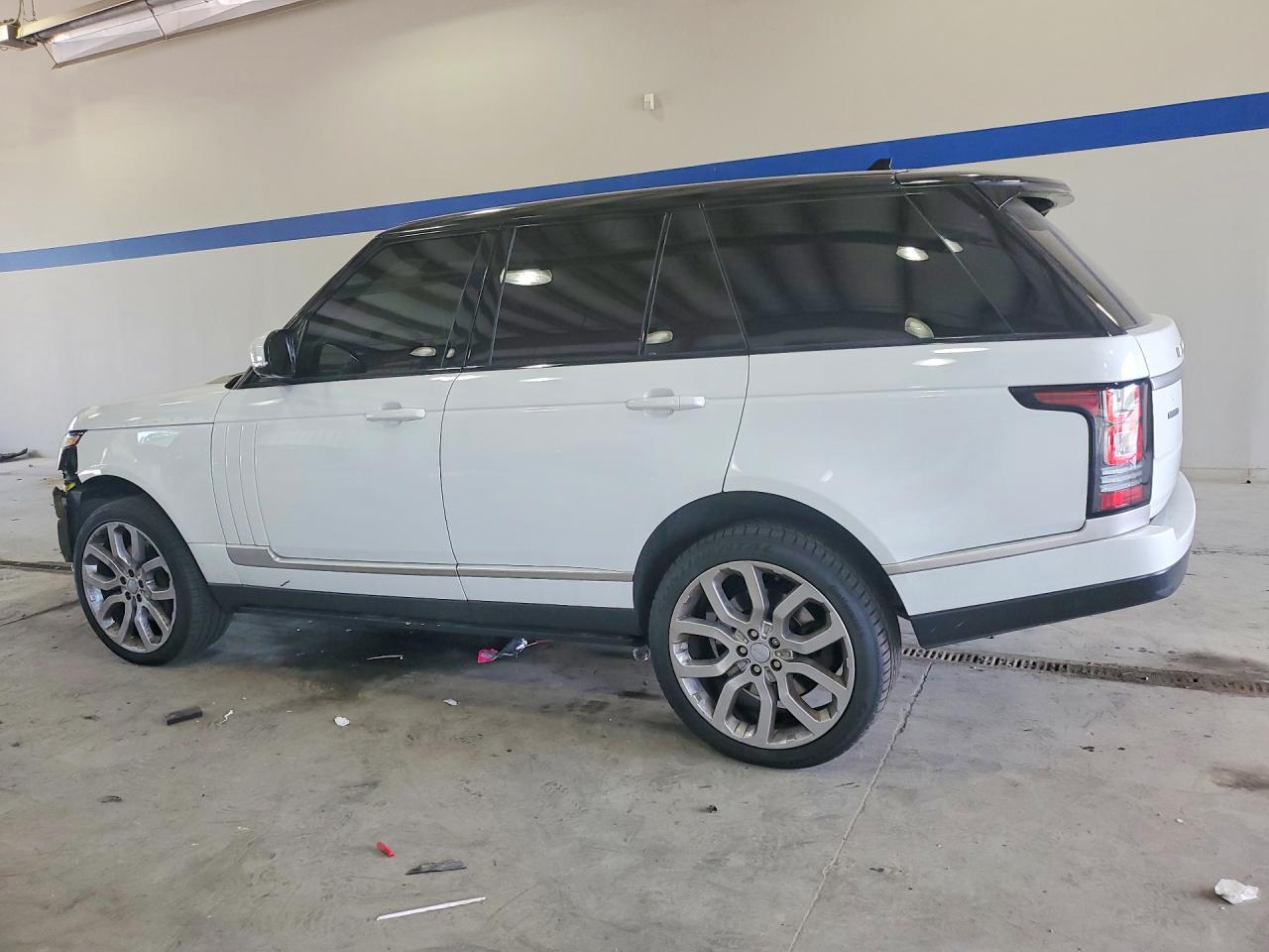 2015 Land Rover Range Rover Supercharged White vin: SALGS2TF2FA240277