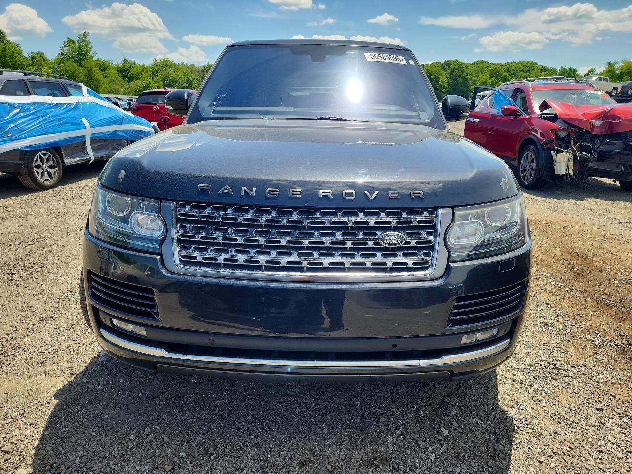 2014 Land Rover Range Rover Supercharged Gray vin: SALGS2TF3EA186034