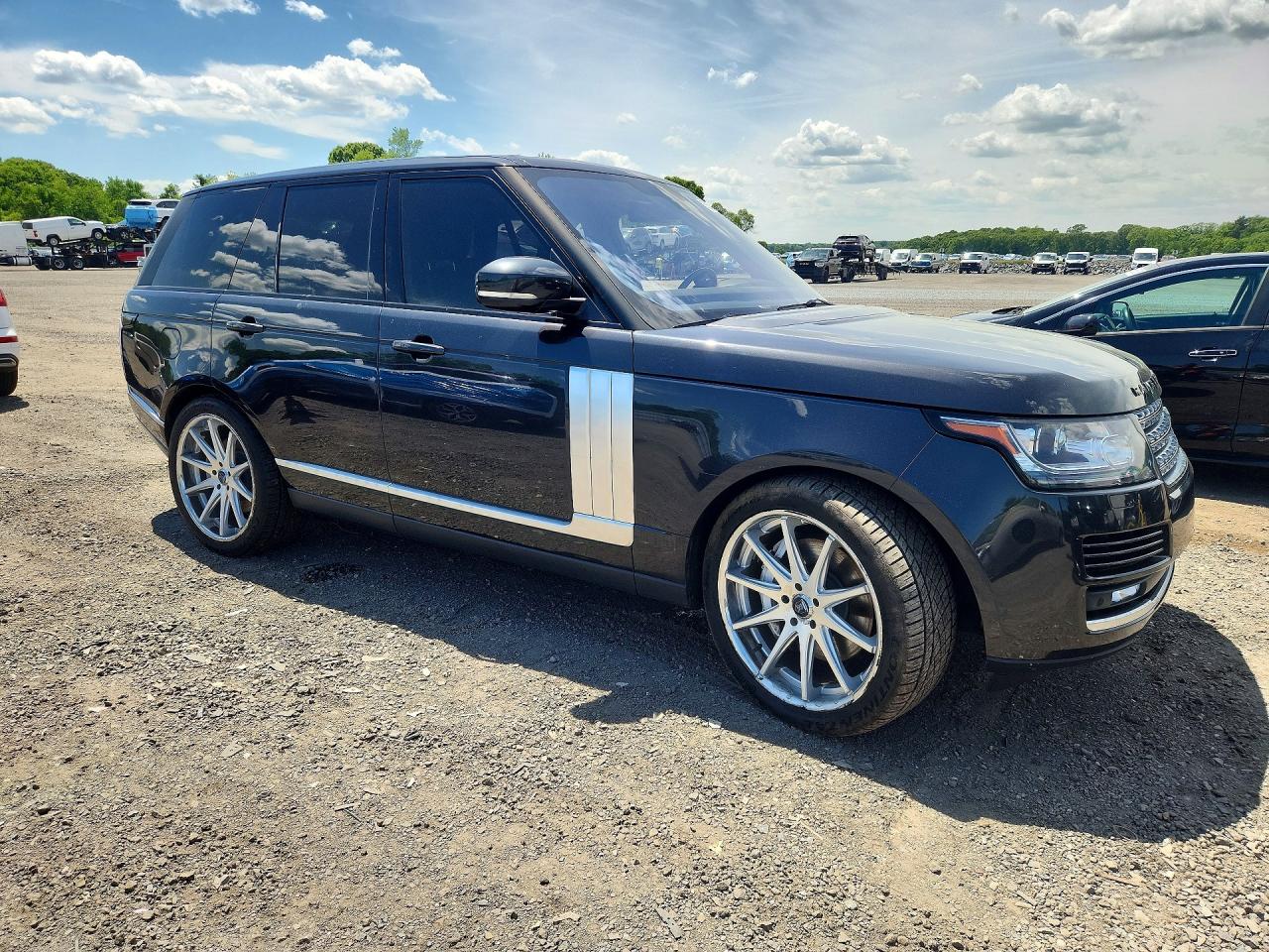 2014 Land Rover Range Rover Supercharged Gray vin: SALGS2TF3EA186034