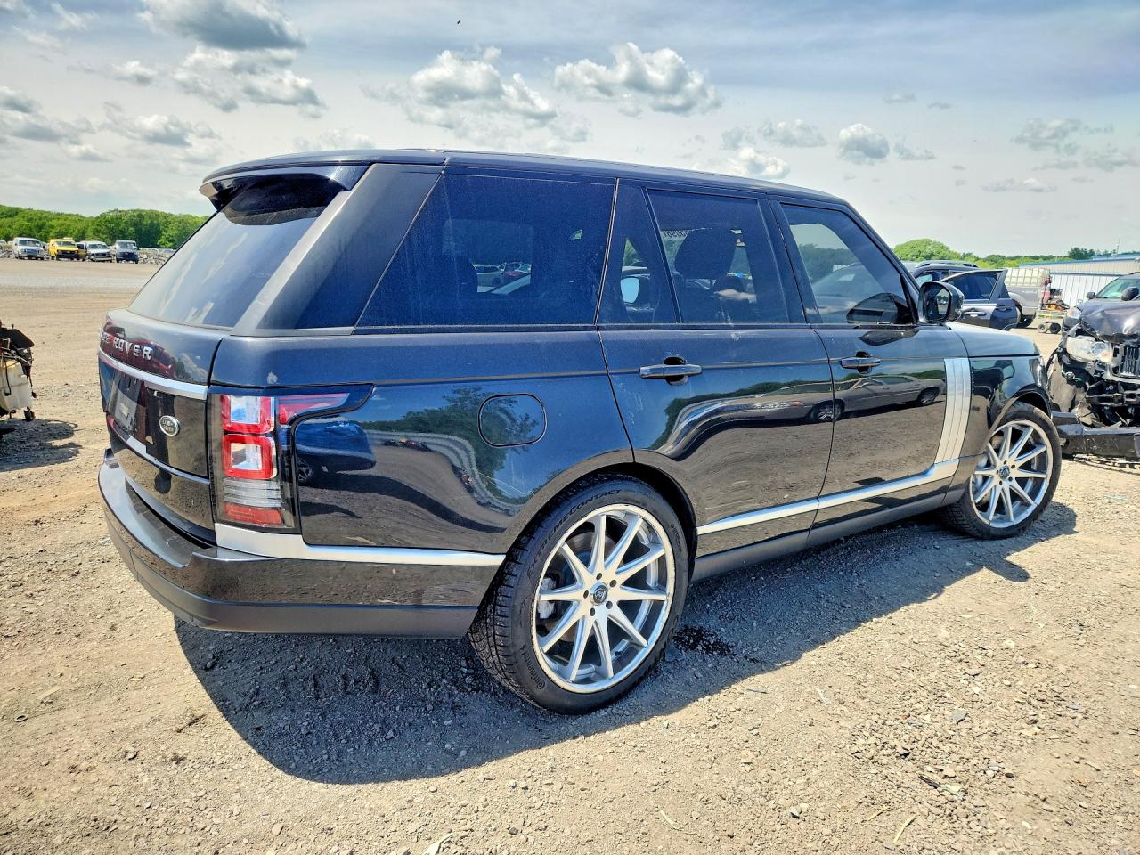 2014 Land Rover Range Rover Supercharged Gray vin: SALGS2TF3EA186034