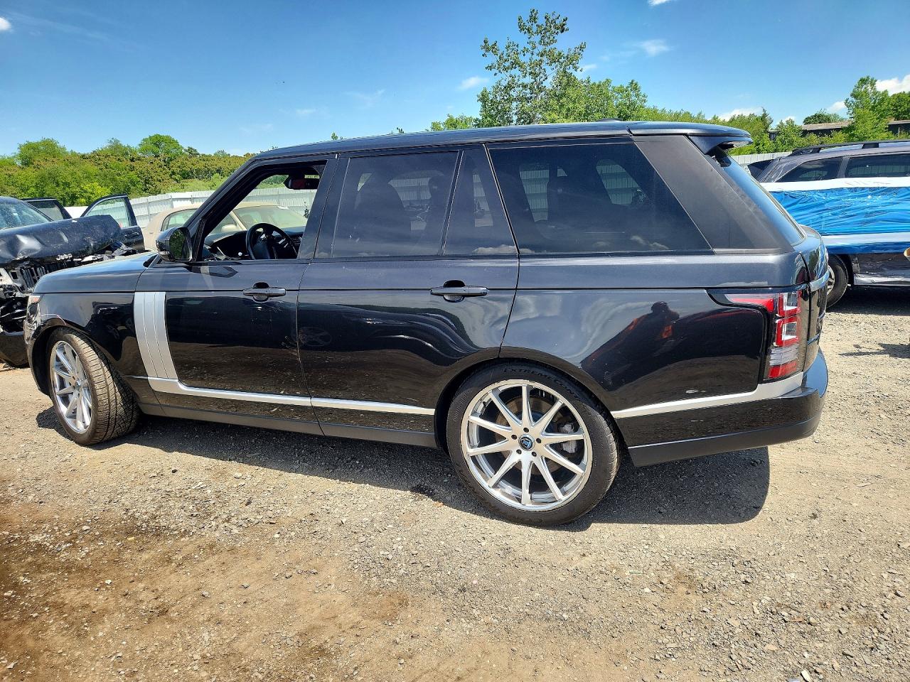 2014 Land Rover Range Rover Supercharged Gray vin: SALGS2TF3EA186034