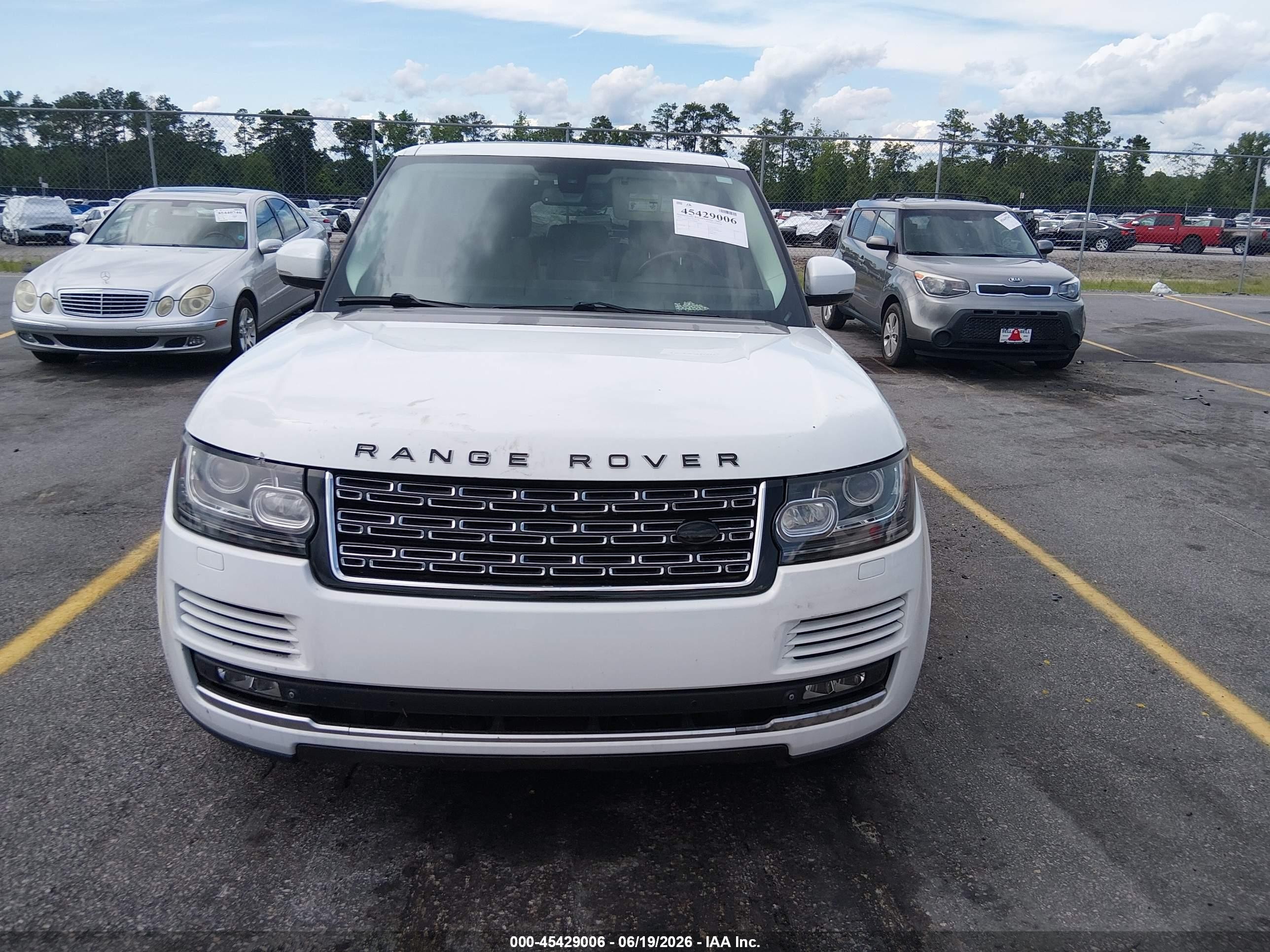 2014 Land Rover Range Rover 5.0l V8 Supercharged/5.0l V8 Supercharged Ebony Edition White vin: SALGS2TF3EA190049
