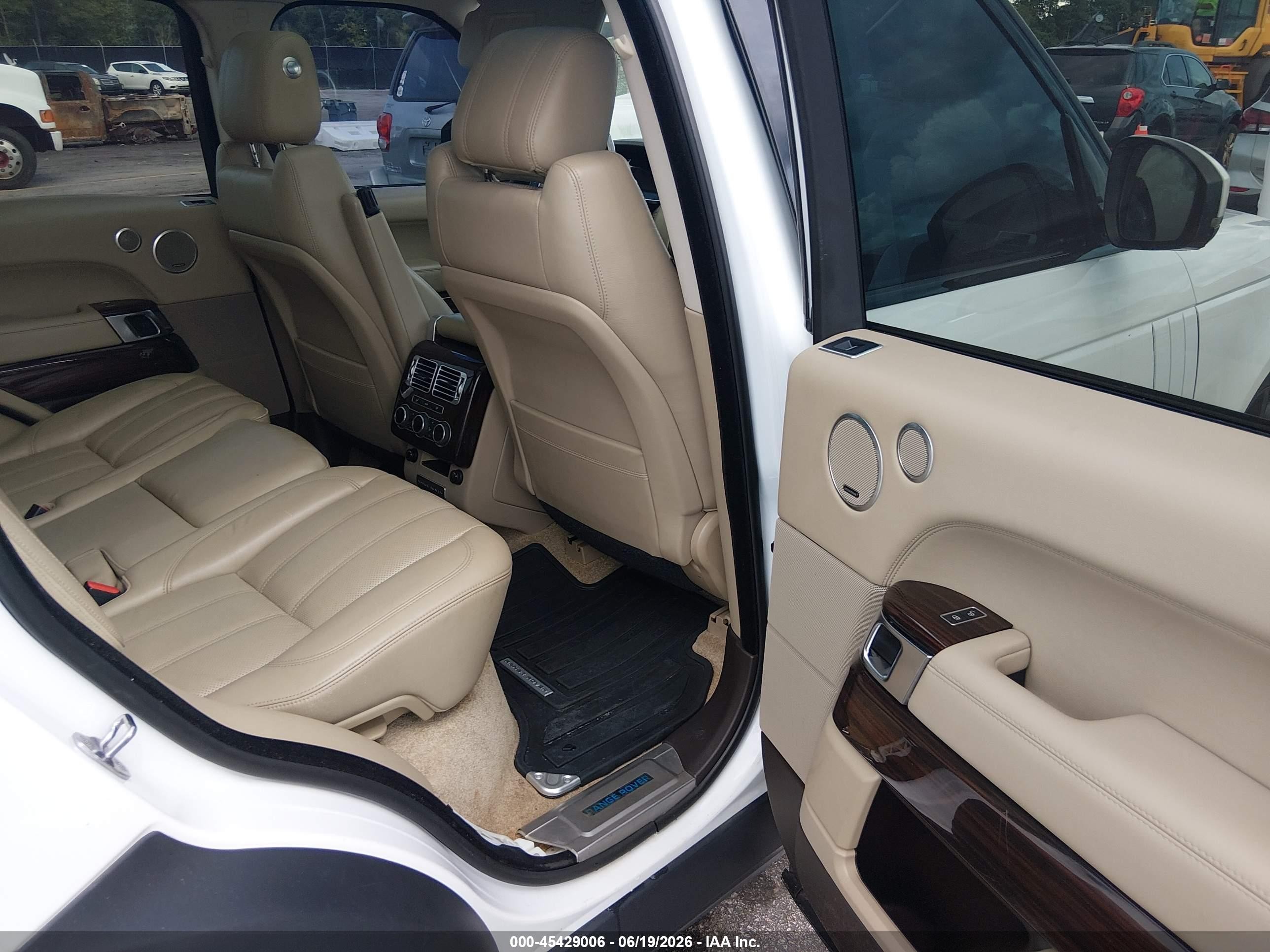2014 Land Rover Range Rover 5.0l V8 Supercharged/5.0l V8 Supercharged Ebony Edition White vin: SALGS2TF3EA190049