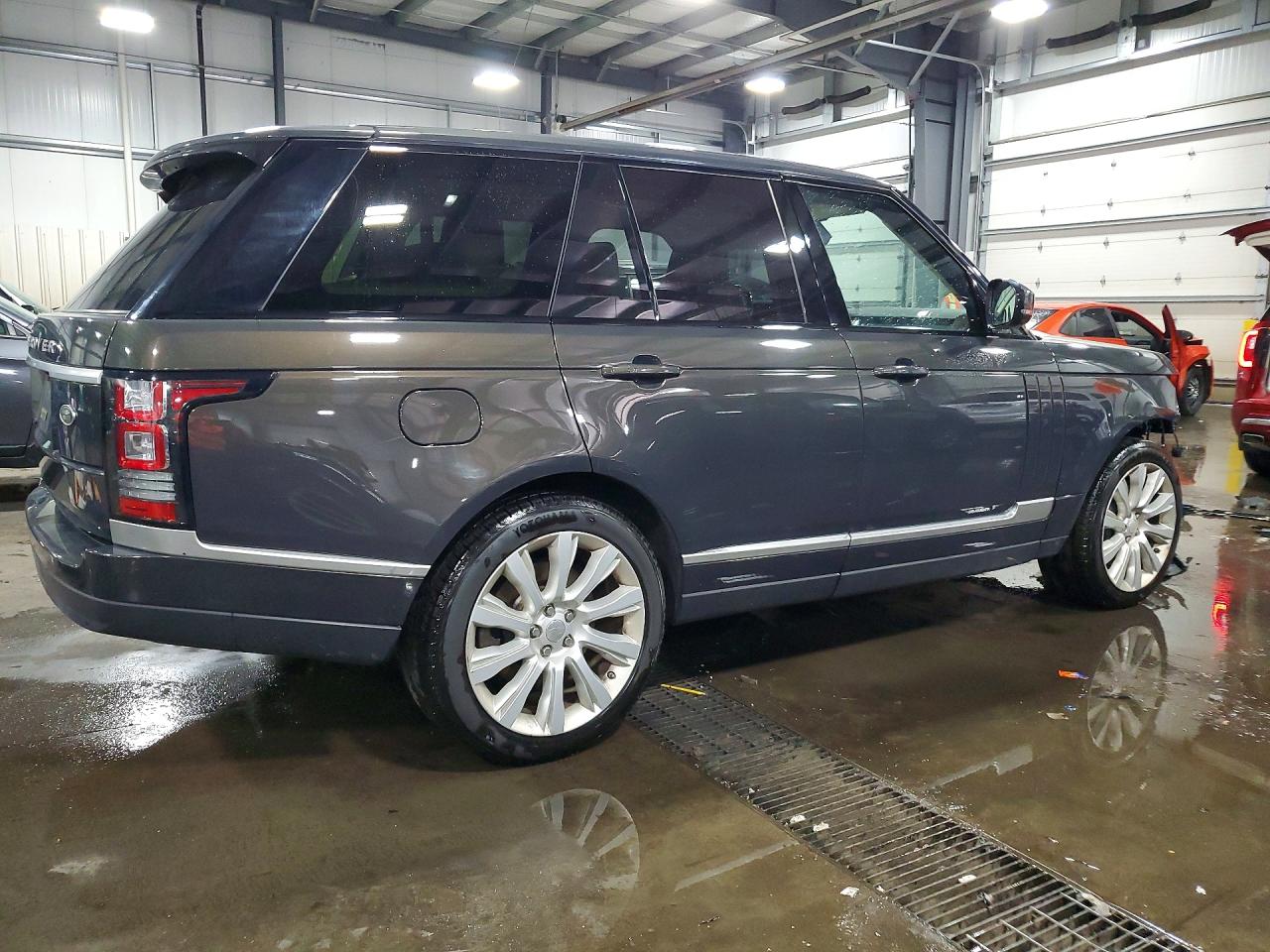 2014 Land Rover Range Rover Supercharged Gray vin: SALGS2TF3EA192285