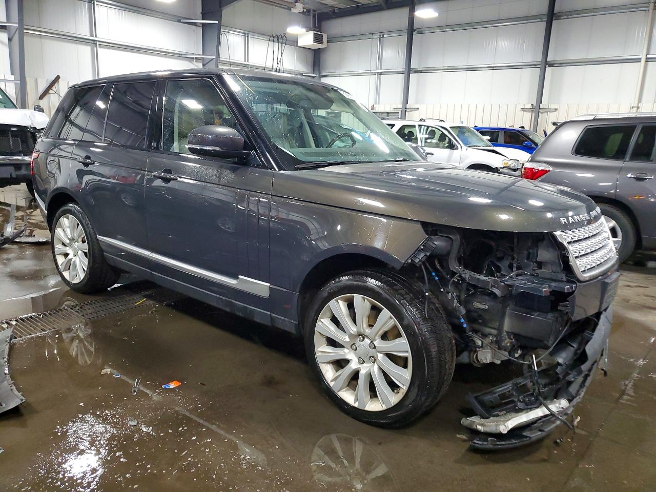 2014 Land Rover Range Rover Supercharged Gray vin: SALGS2TF3EA192285