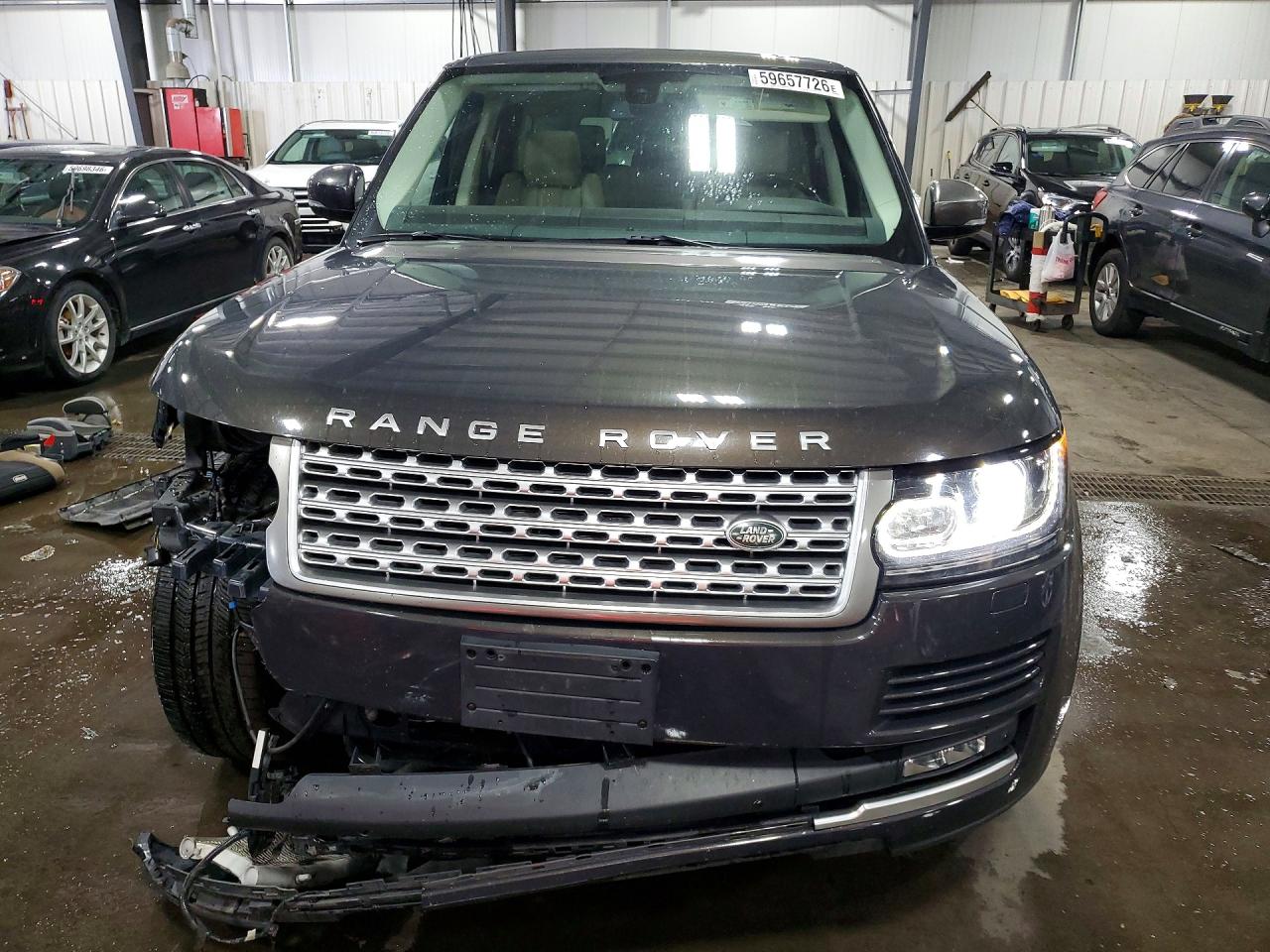 2014 Land Rover Range Rover Supercharged Gray vin: SALGS2TF3EA192285