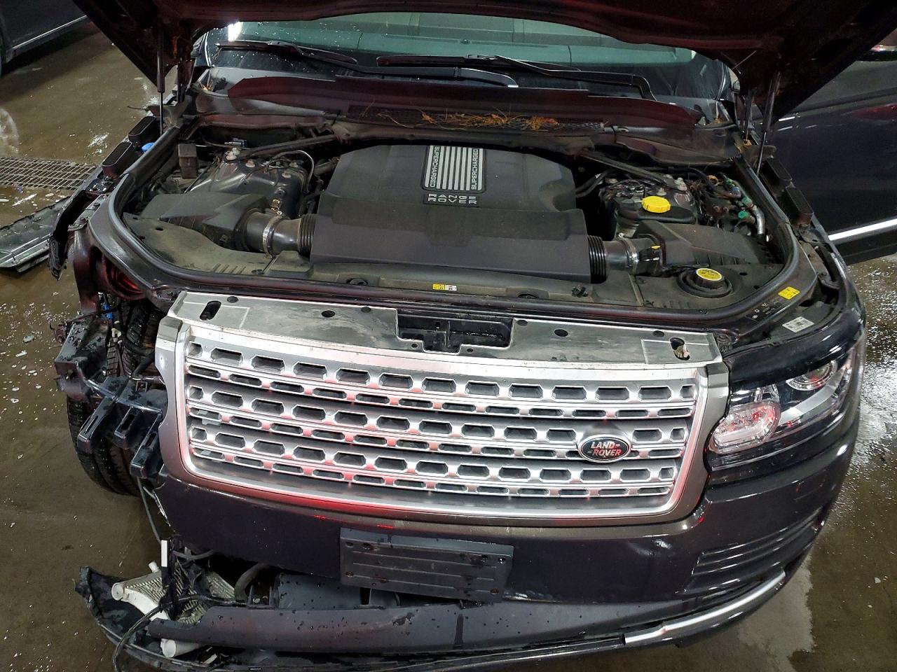 2014 Land Rover Range Rover Supercharged Gray vin: SALGS2TF3EA192285