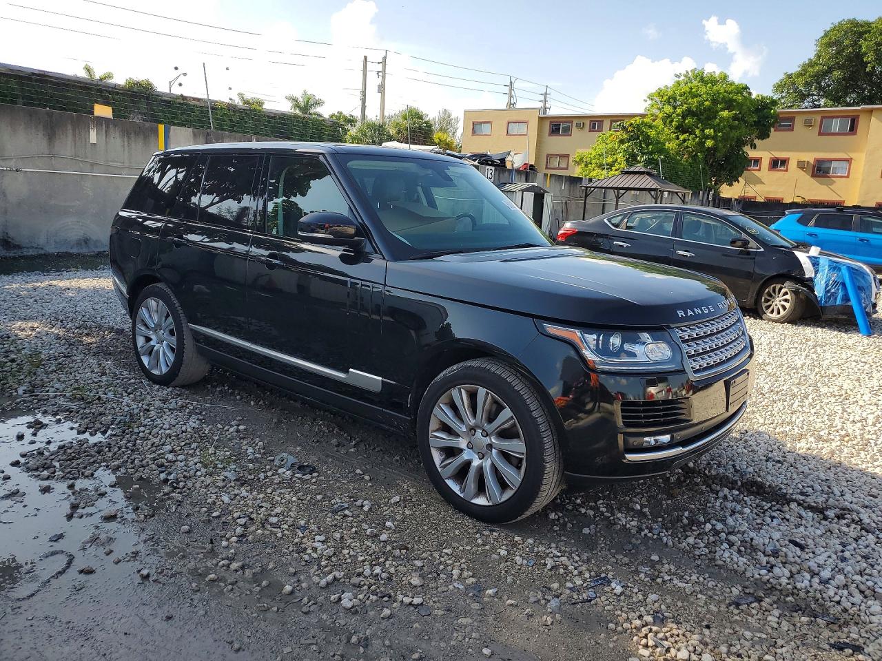 2015 Land Rover Range Rover Supercharged Black vin: SALGS2TF3FA205957