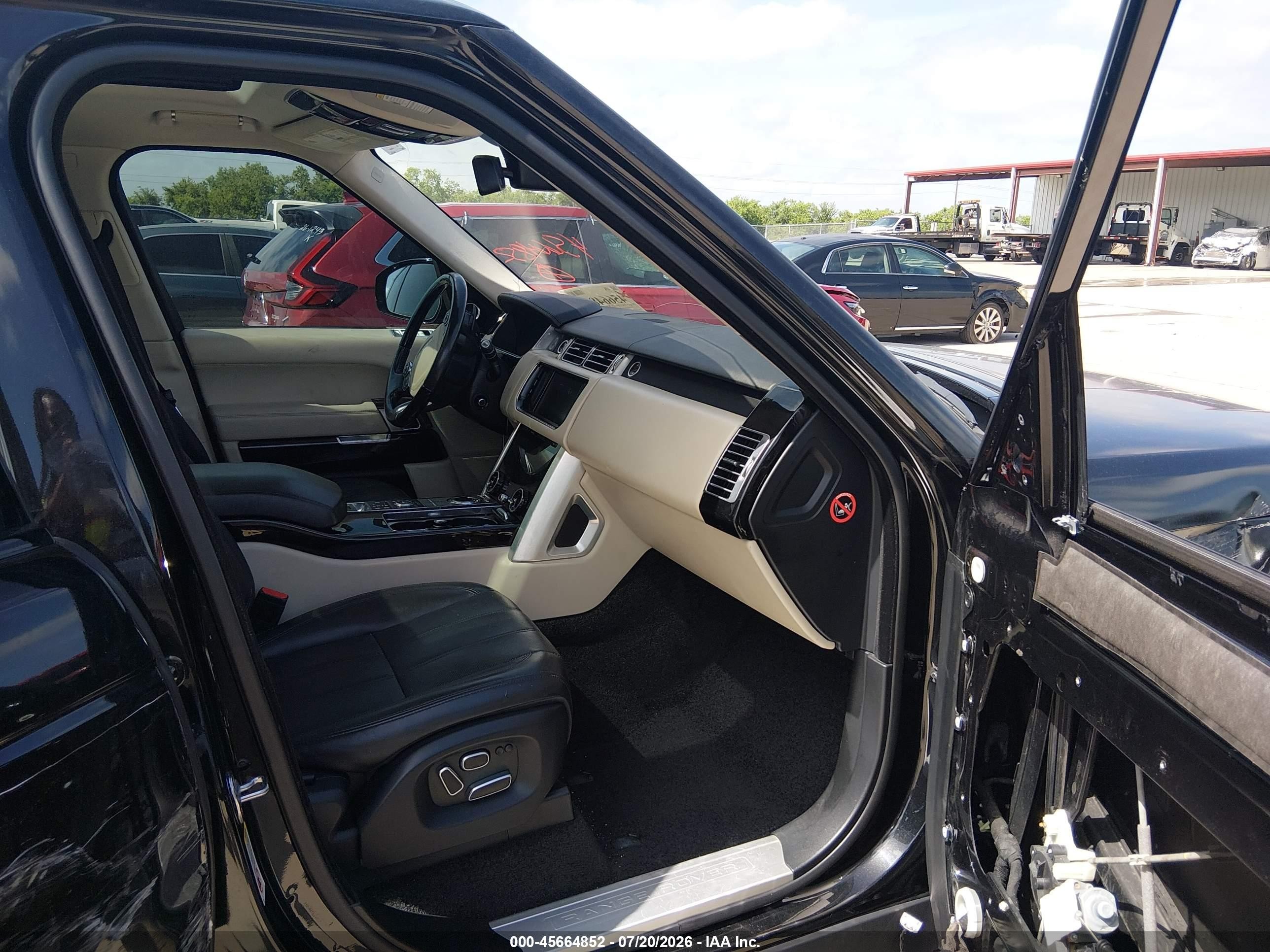 2015 Land Rover Range Rover 5.0l V8 Supercharged Black vin: SALGS2TF3FA212956