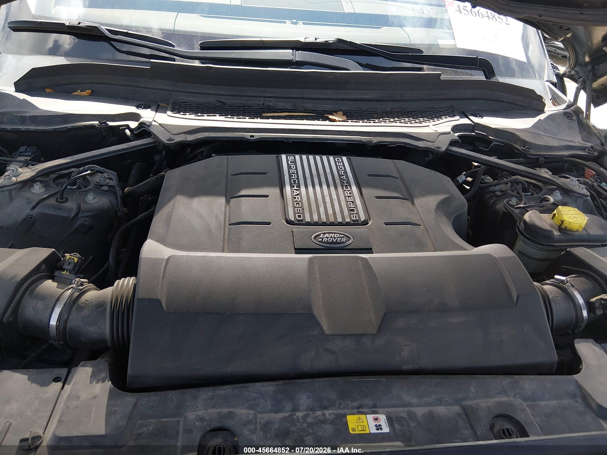 2015 Land Rover Range Rover 5.0l V8 Supercharged Black vin: SALGS2TF3FA212956