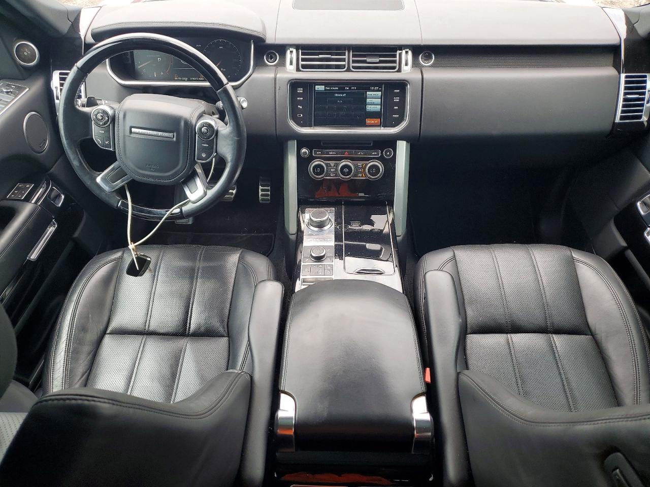2015 Land Rover Range Rover Supercharged White vin: SALGS2TF3FA227103
