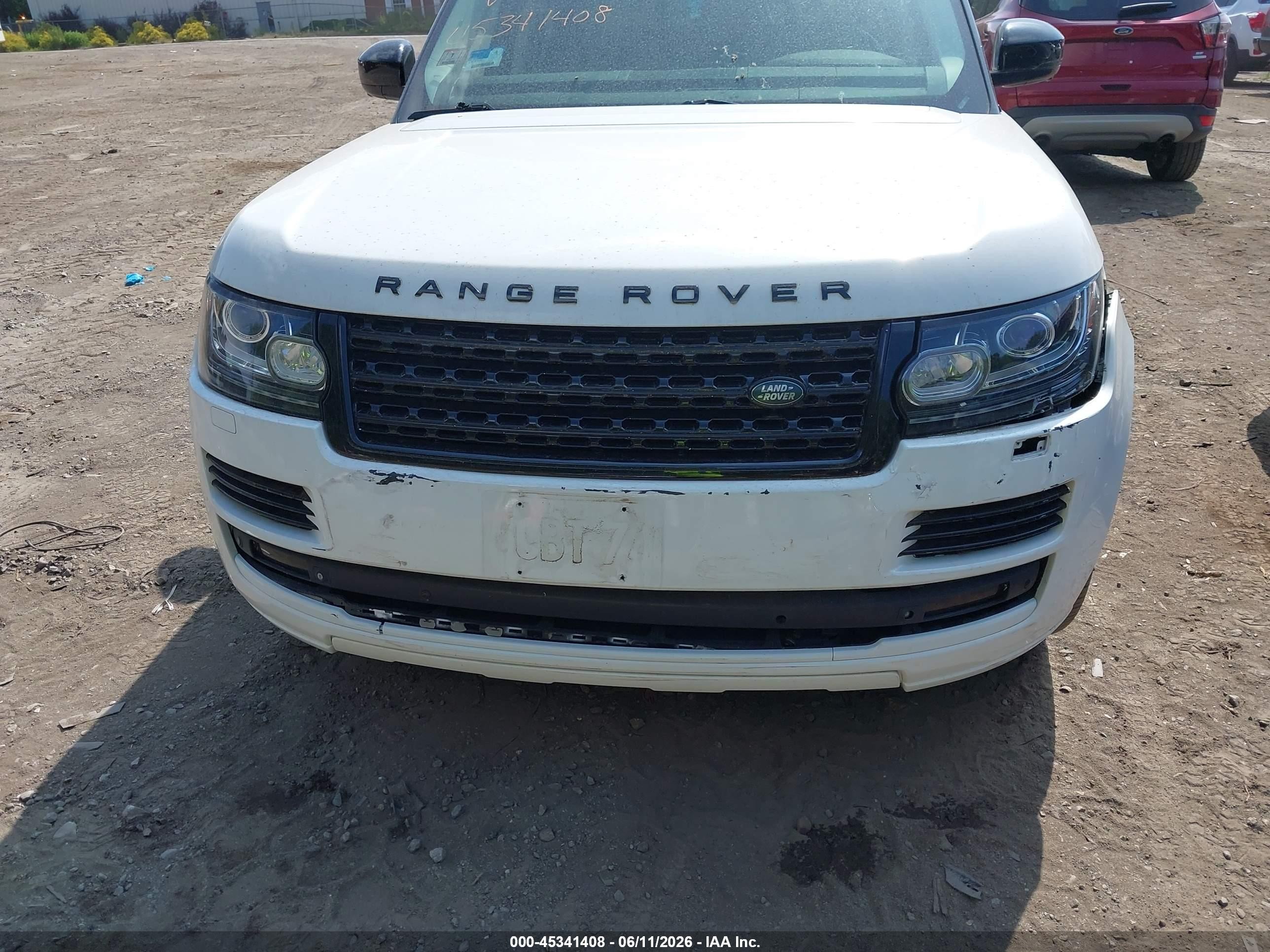 2014 Land Rover Range Rover 5.0l V8 Supercharged/5.0l V8 Supercharged Ebony Edition White vin: SALGS2TF4EA174944