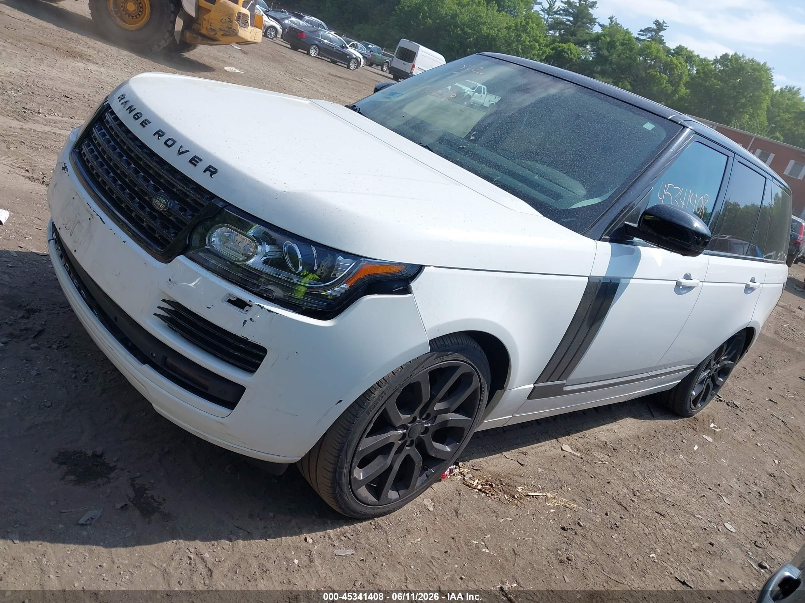 2014 Land Rover Range Rover 5.0l V8 Supercharged/5.0l V8 Supercharged Ebony Edition White vin: SALGS2TF4EA174944