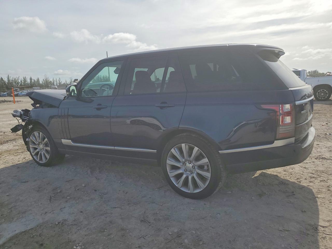 2015 Land Rover Range Rover Supercharged Blue vin: SALGS2TF4FA216269
