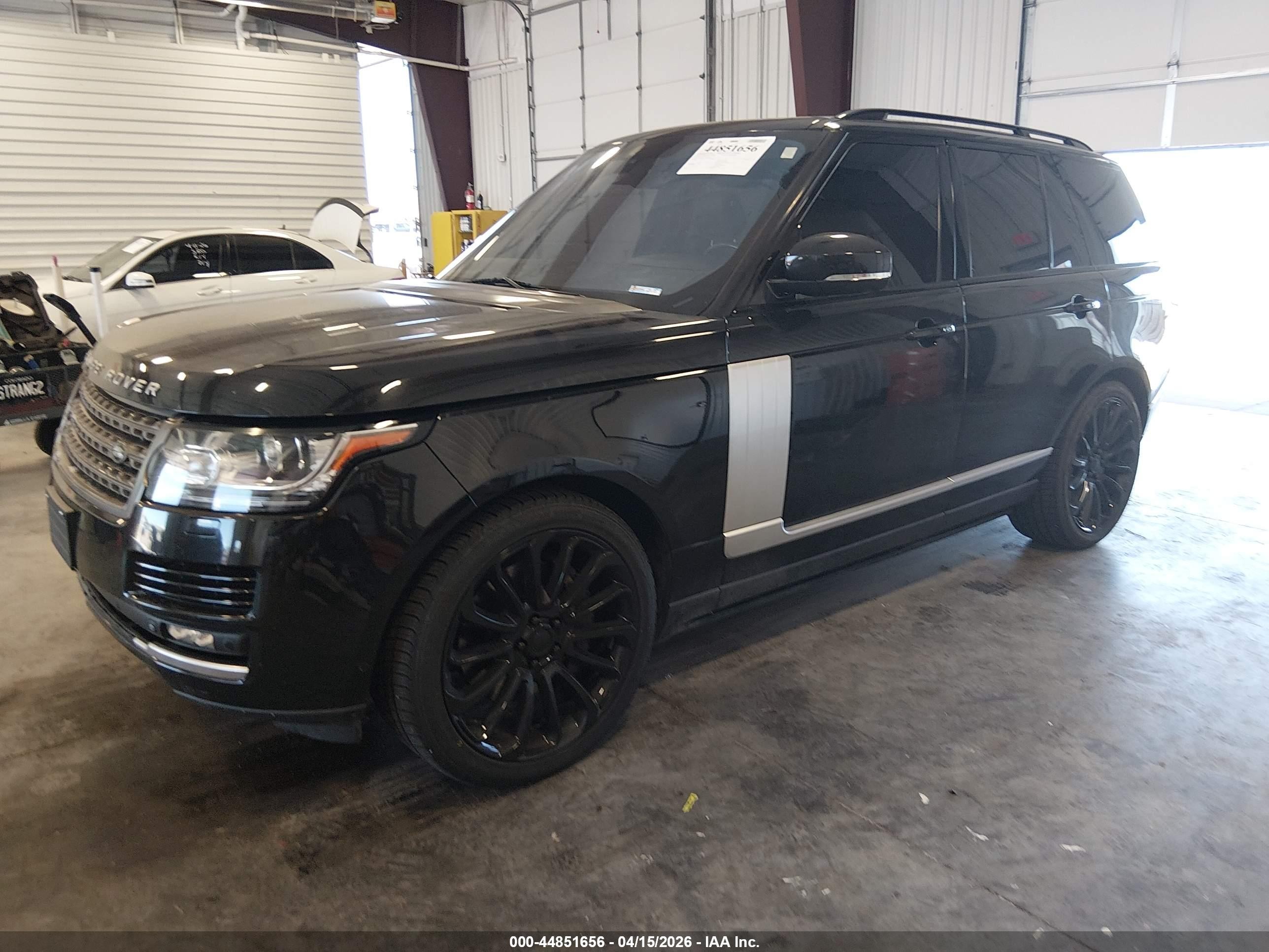 2015 Land Rover Range Rover 5.0l V8 Supercharged Черный vin: SALGS2TF4FA228972