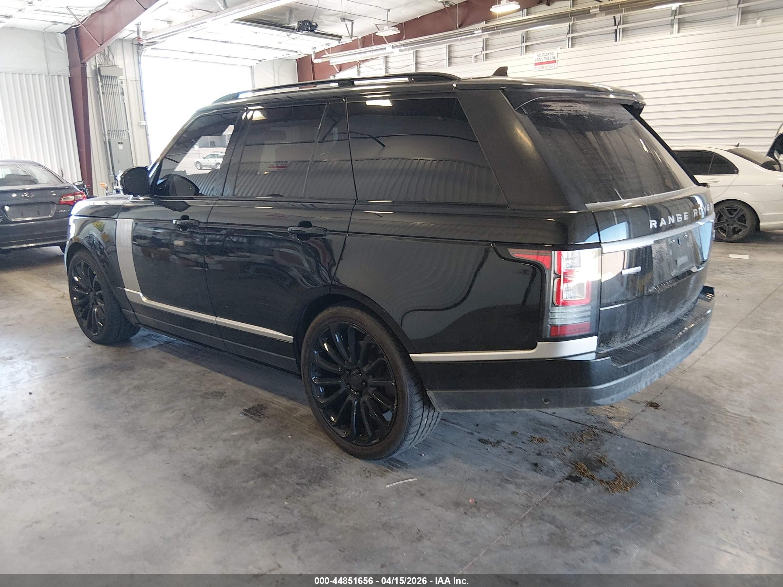 2015 Land Rover Range Rover 5.0l V8 Supercharged Черный vin: SALGS2TF4FA228972