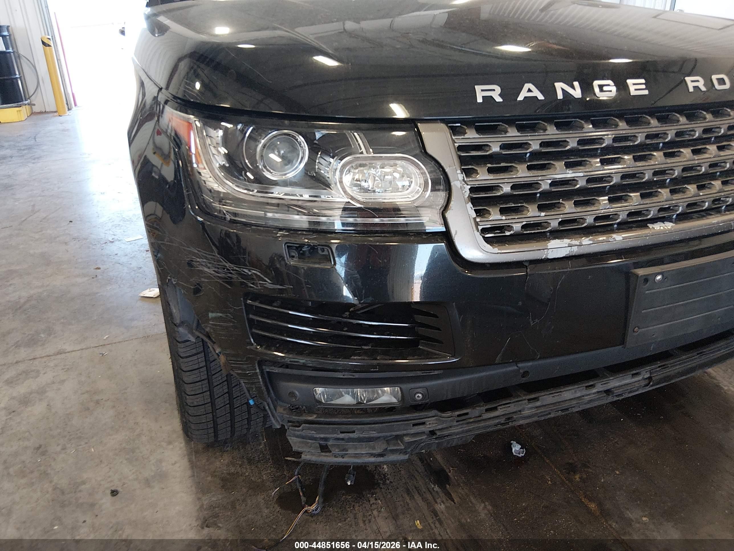 2015 Land Rover Range Rover 5.0l V8 Supercharged Черный vin: SALGS2TF4FA228972
