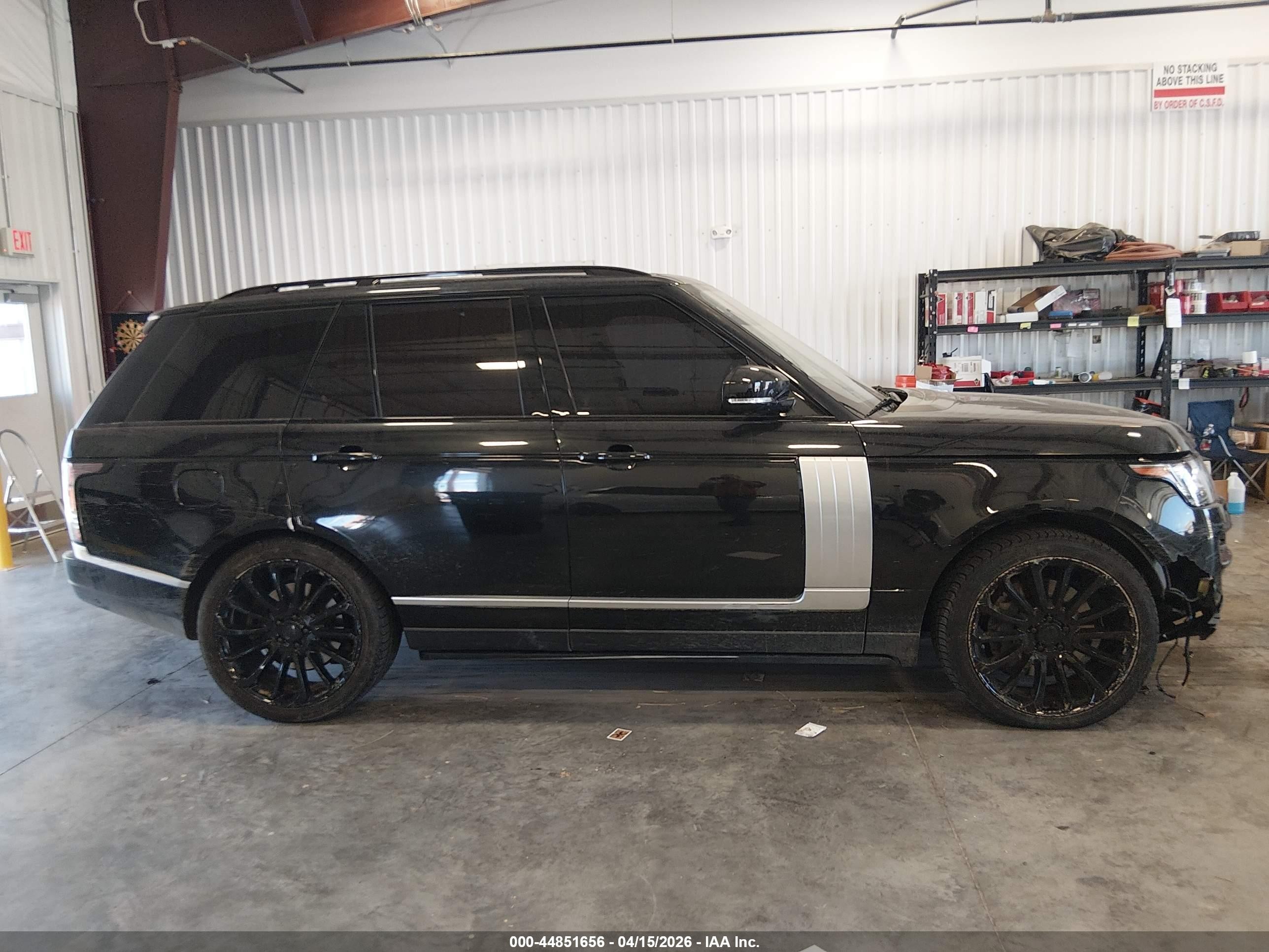 2015 Land Rover Range Rover 5.0l V8 Supercharged Черный vin: SALGS2TF4FA228972