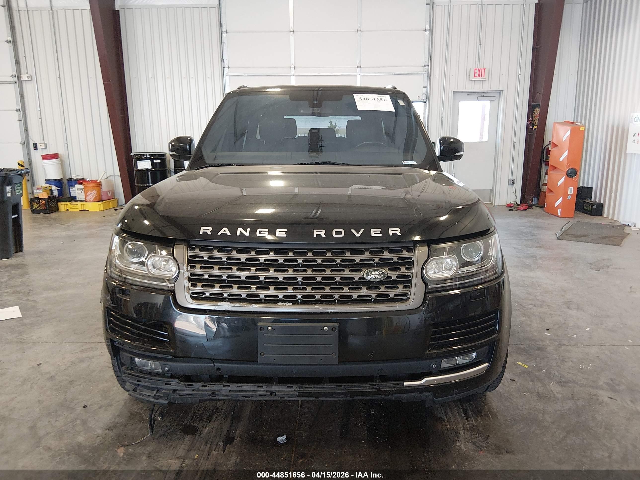 2015 Land Rover Range Rover 5.0l V8 Supercharged Черный vin: SALGS2TF4FA228972
