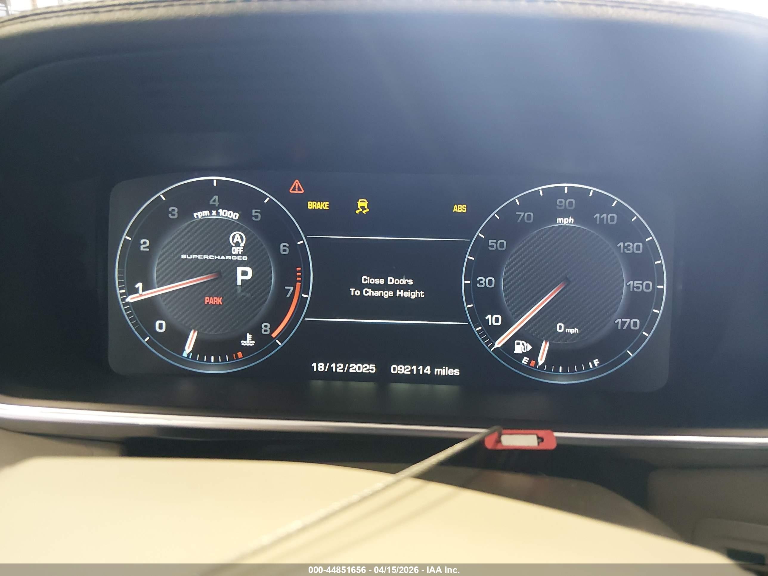 2015 Land Rover Range Rover 5.0l V8 Supercharged Черный vin: SALGS2TF4FA228972