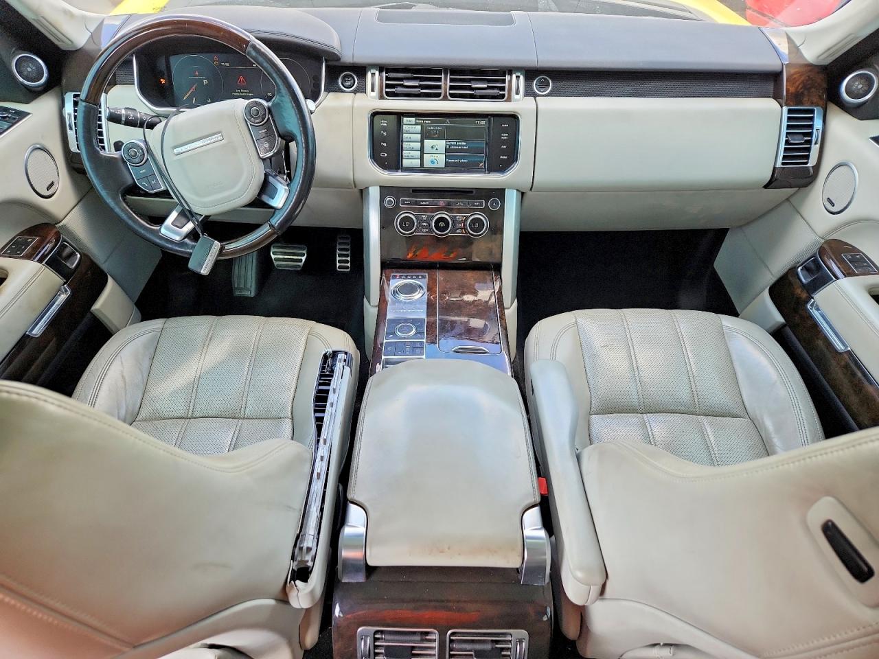 2015 Land Rover Range Rover Supercharged Yellow vin: SALGS2TF4FA238613