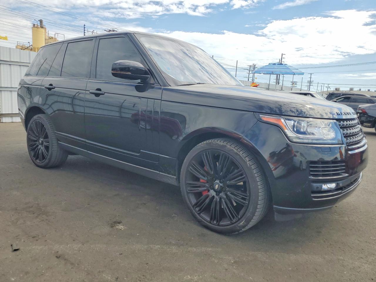 2015 Land Rover Range Rover Supercharged Black vin: SALGS2TF5FA219343