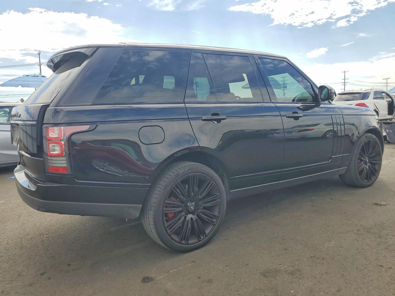 2015 Land Rover Range Rover Supercharged Black vin: SALGS2TF5FA219343