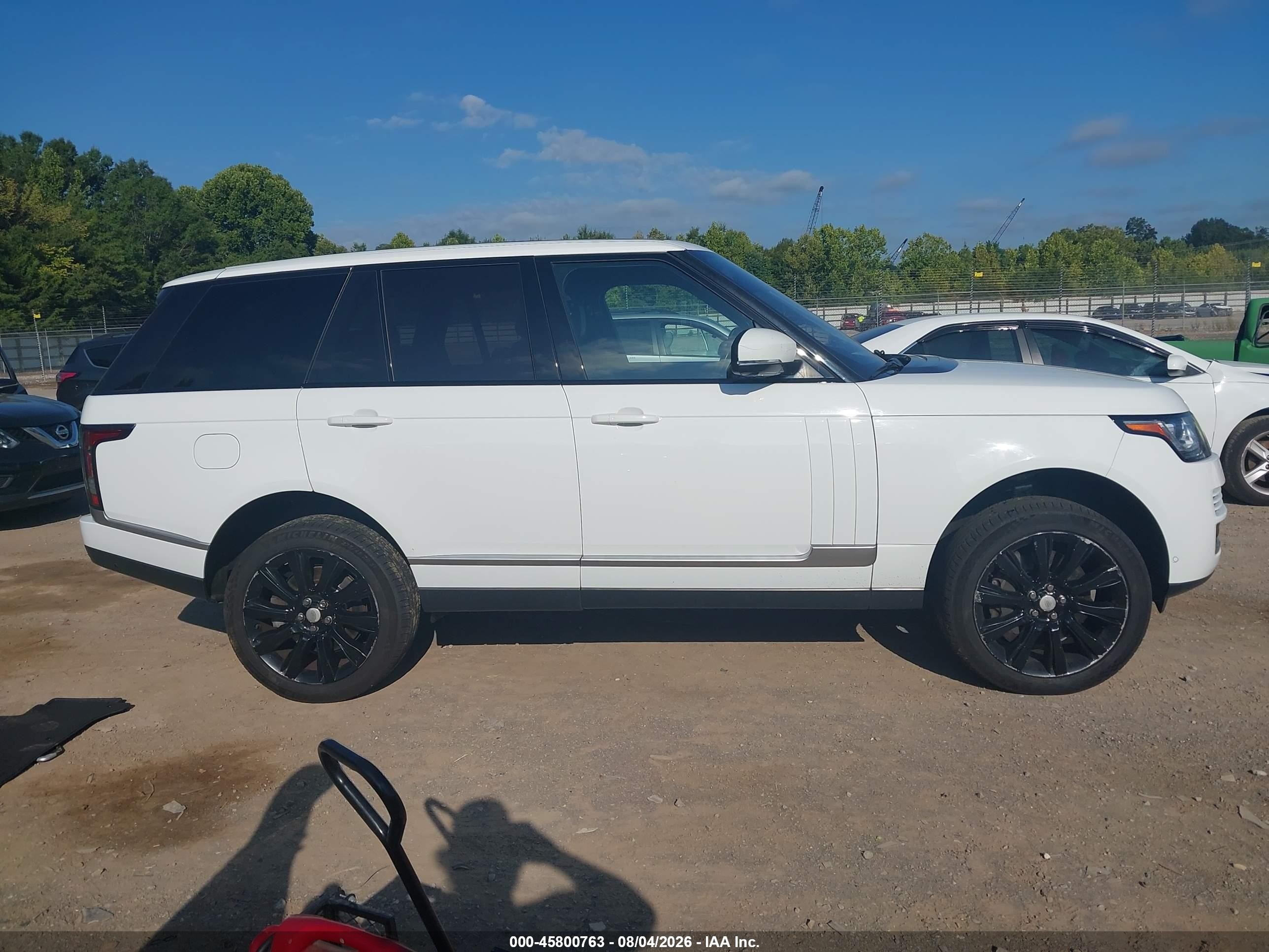 2015 Land Rover Range Rover 5.0l V8 Supercharged White vin: SALGS2TF6FA214362