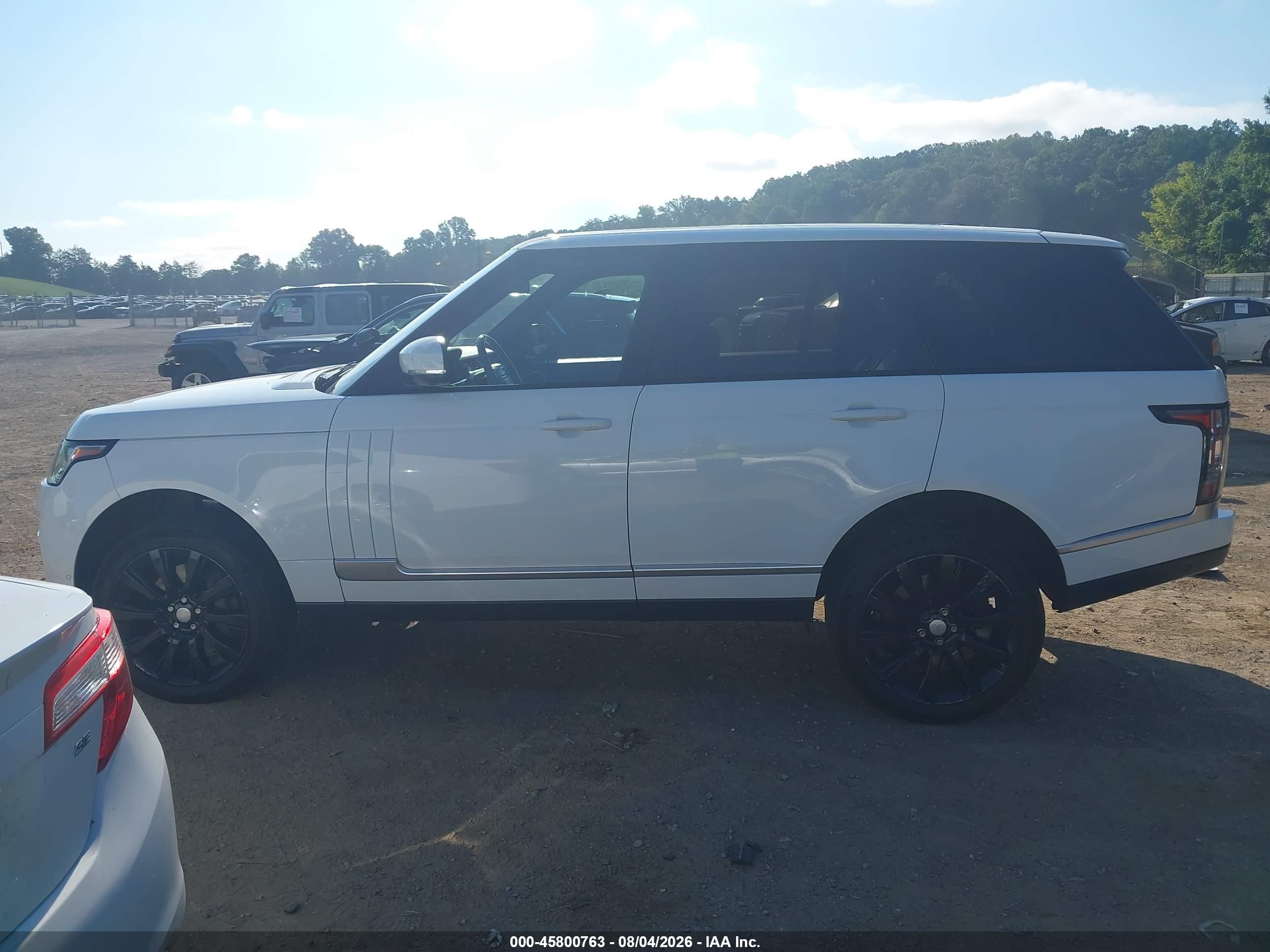 2015 Land Rover Range Rover 5.0l V8 Supercharged White vin: SALGS2TF6FA214362