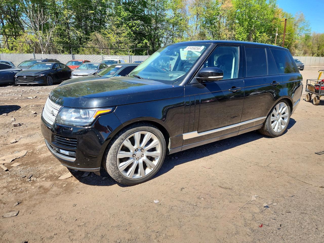 2015 Land Rover Range Rover Supercharged Black vin: SALGS2TF6FA230092