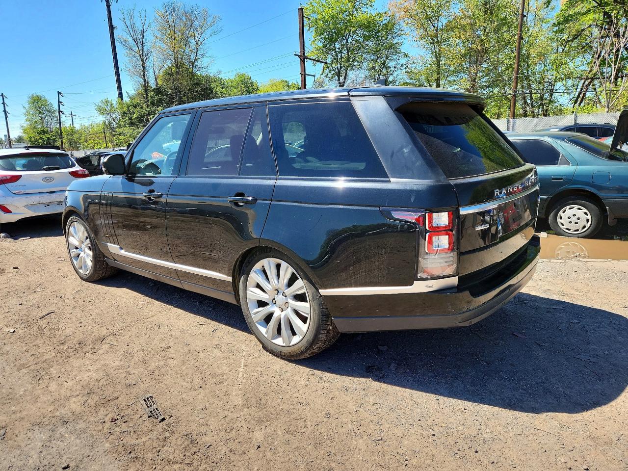 2015 Land Rover Range Rover Supercharged Black vin: SALGS2TF6FA230092
