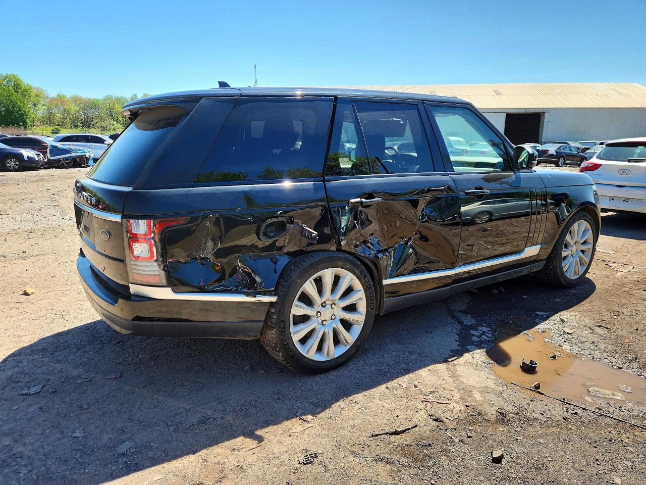 2015 Land Rover Range Rover Supercharged Black vin: SALGS2TF6FA230092