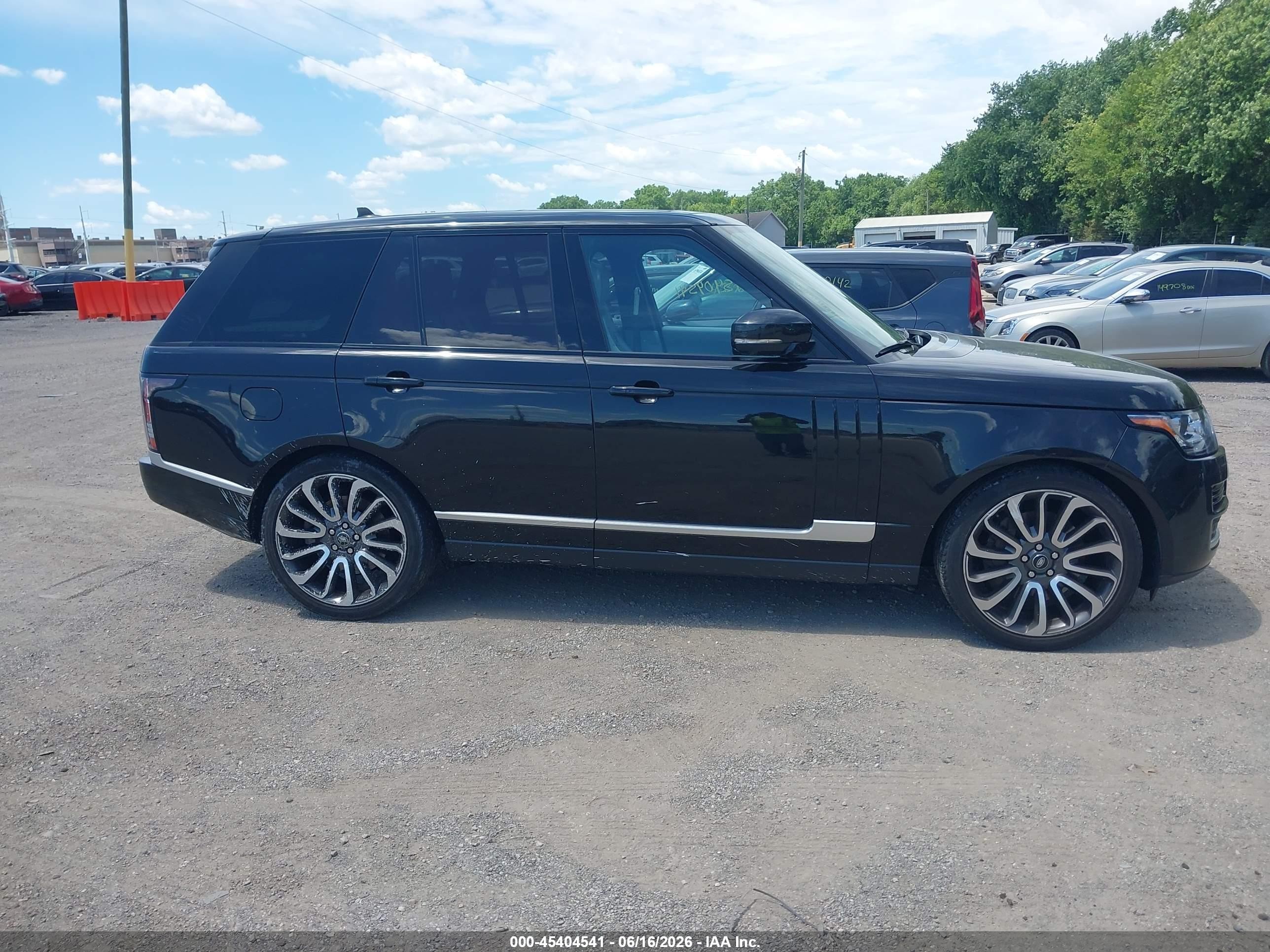 2015 Land Rover Range Rover 5.0l V8 Supercharged Black vin: SALGS2TF6FA238774