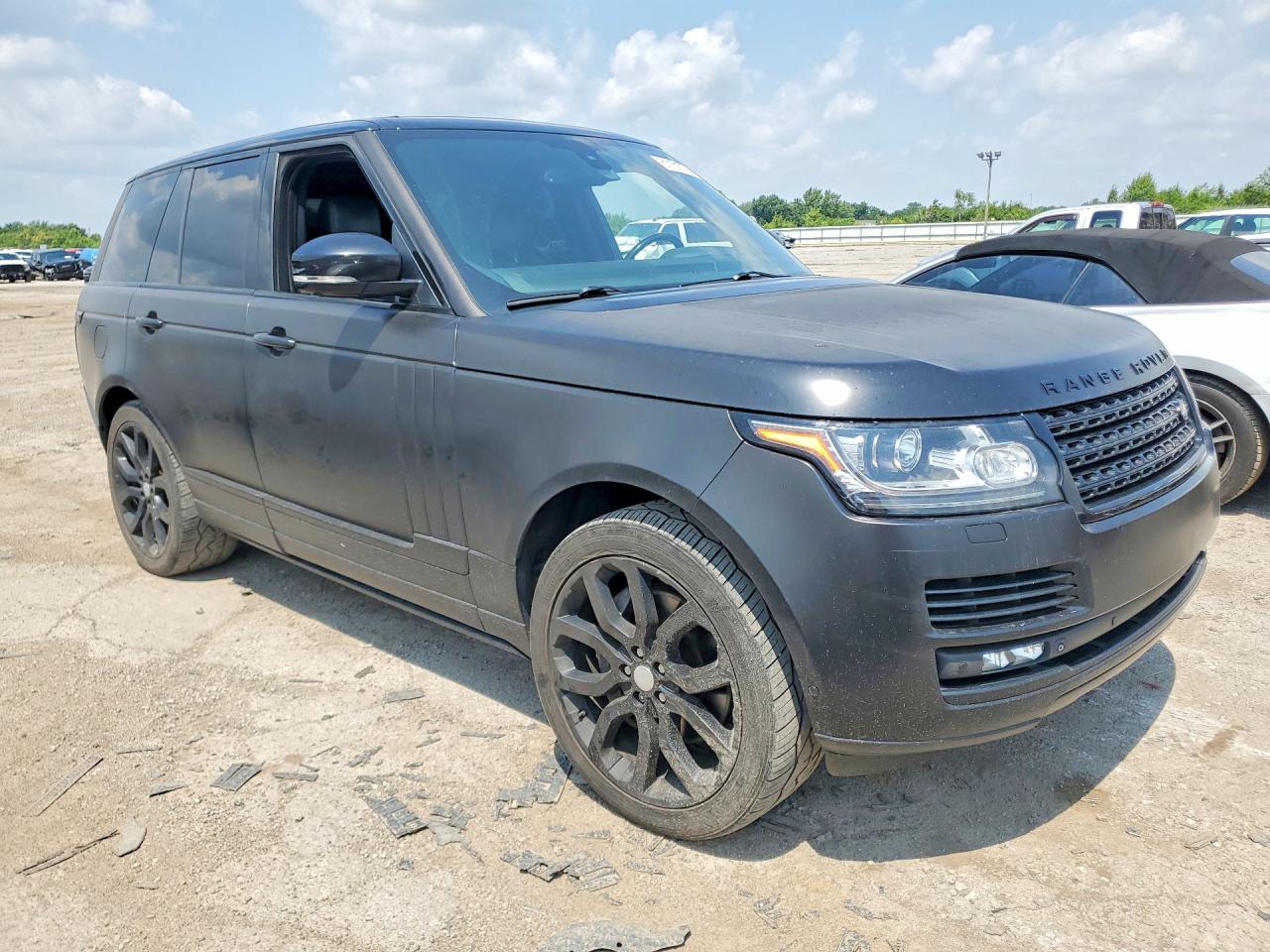 2015 Land Rover Range Rover Supercharged Черный vin: SALGS2TF7FA223801