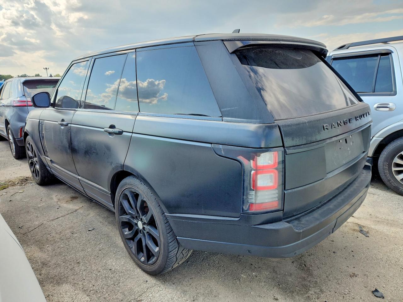 2015 Land Rover Range Rover Supercharged Черный vin: SALGS2TF7FA223801