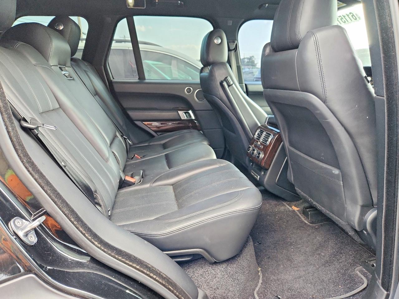 2015 Land Rover Range Rover Supercharged Черный vin: SALGS2TF7FA223801