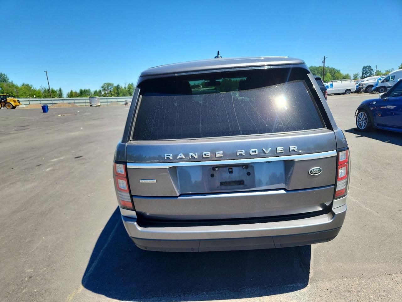 2015 Land Rover Range Rover Supercharged Gray vin: SALGS2TF8FA227811