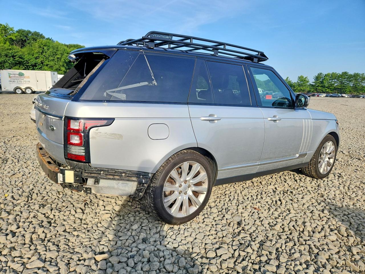 2015 Land Rover Range Rover Supercharged Silver vin: SALGS2TF8FA238355