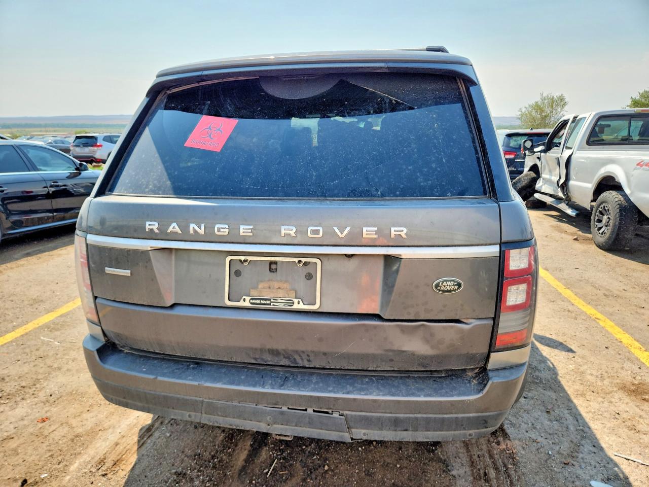 2014 Land Rover Range Rover Supercharged Gray vin: SALGS2TF9EA188872