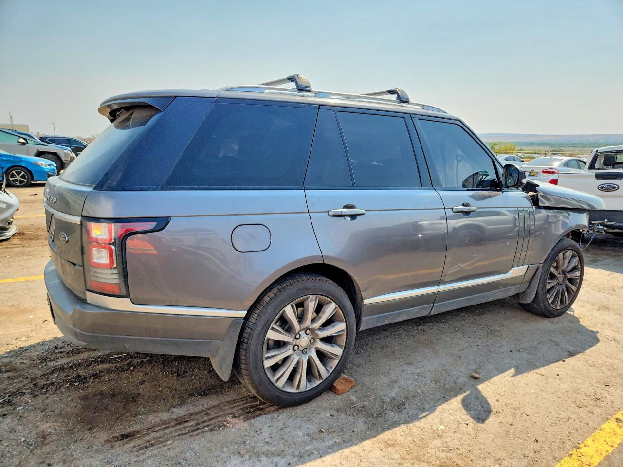 2014 Land Rover Range Rover Supercharged Gray vin: SALGS2TF9EA188872