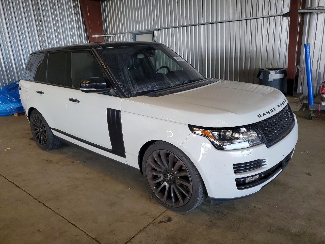 2015 Land Rover Range Rover Supercharged Белый vin: SALGS2TFXFA204059