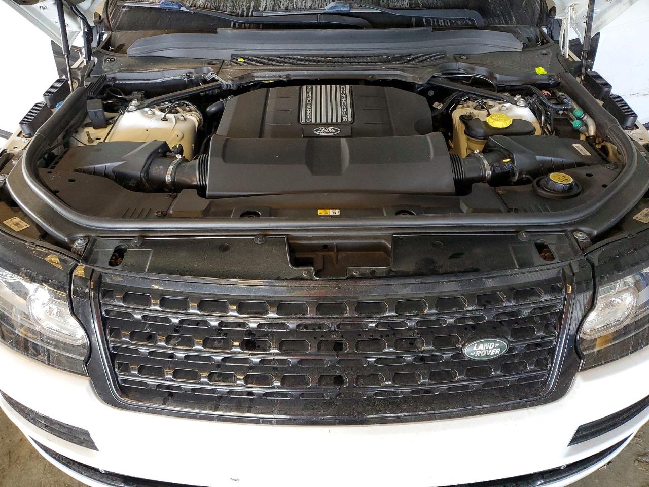 2015 Land Rover Range Rover Supercharged Белый vin: SALGS2TFXFA204059