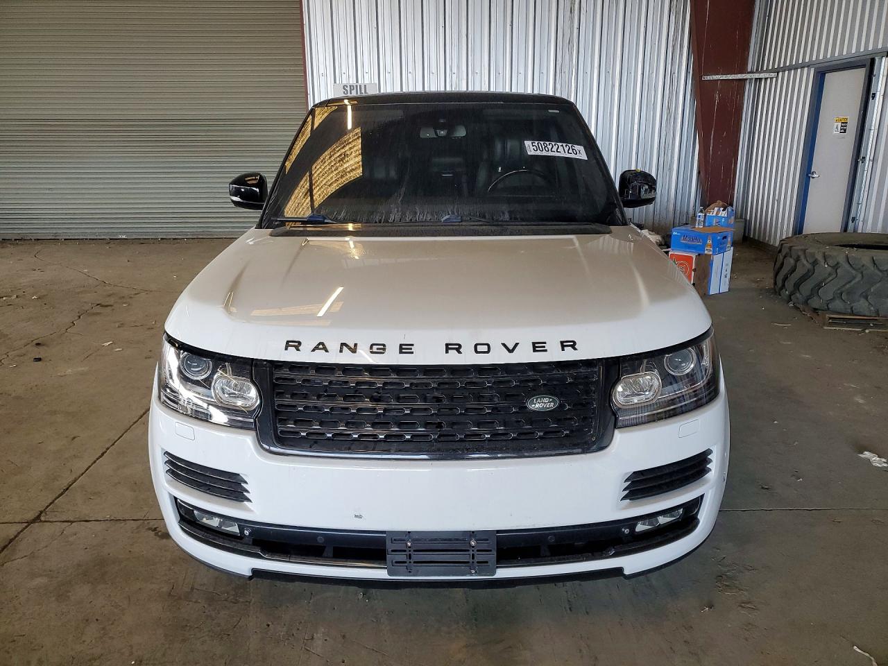 2015 Land Rover Range Rover Supercharged Белый vin: SALGS2TFXFA204059