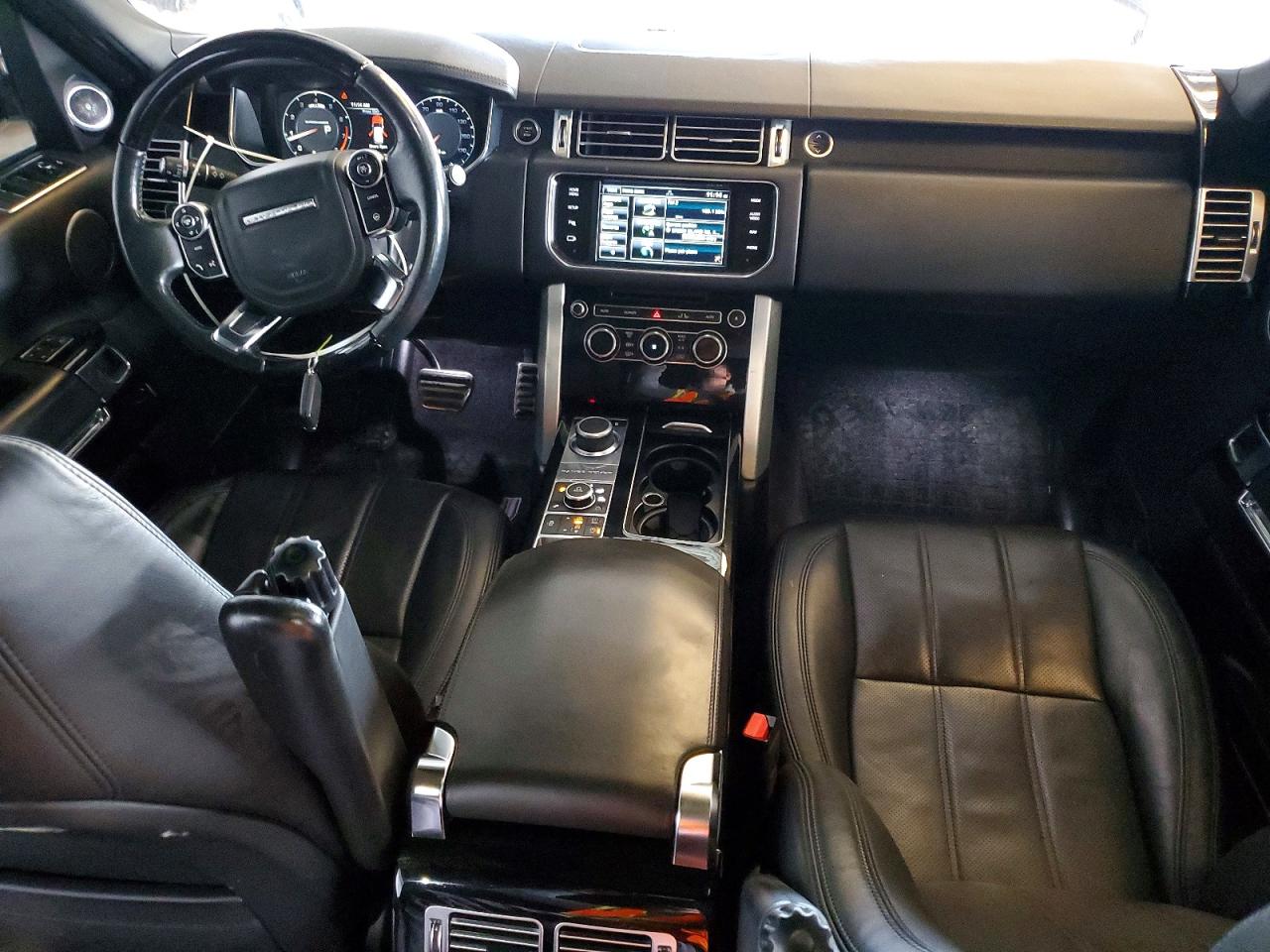 2015 Land Rover Range Rover Supercharged Белый vin: SALGS2TFXFA204059
