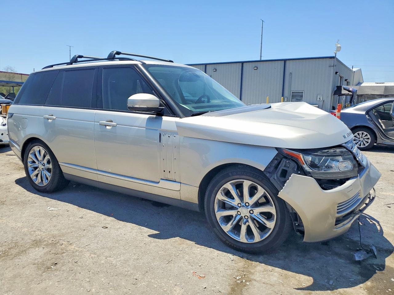 2015 Land Rover Range Rover Hse Серебряный vin: SALGS2VF0FA219506